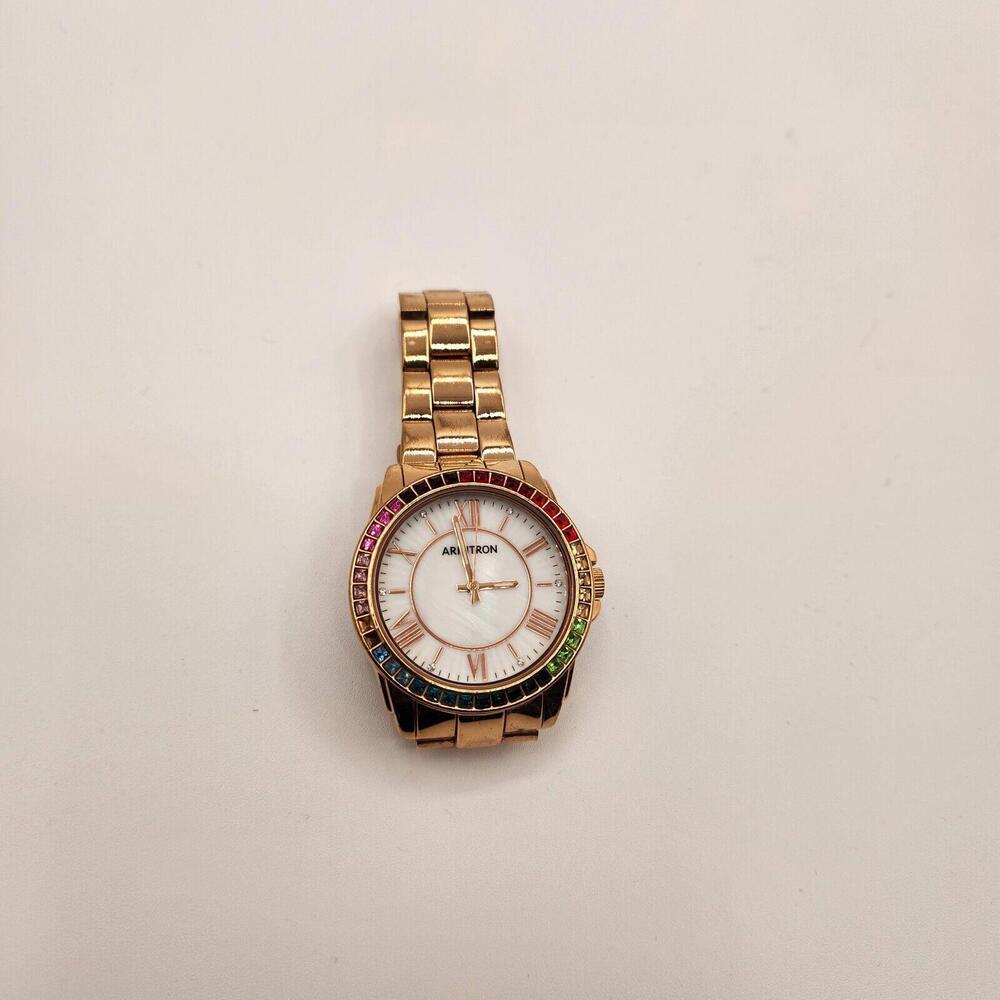 Armitron Women's Genuine Crystal Accented Bracelet Watch, 75/5592‎